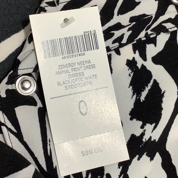 Chico’s 0 Zenergy Neema animal print dress size small NWT - Picture 5 of 15